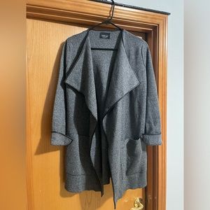 Dark grey Zara knit jacket